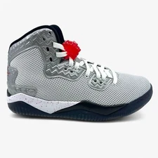 Jordan Air Jordan Spike Forty PE White Fire Red Black Mens Athletic Sneaker