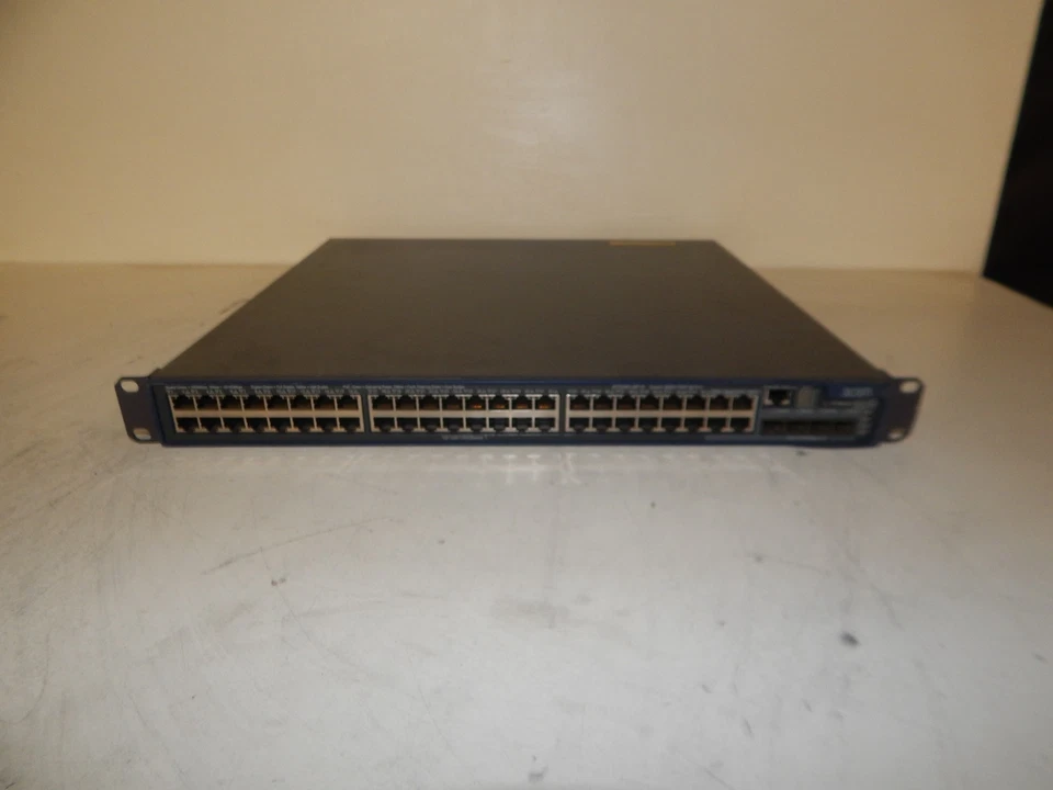 3Com 3CRS48G-48P-91 PWR 48-Port Gigabit Switch (MHJ38) - Image 4 of 4
