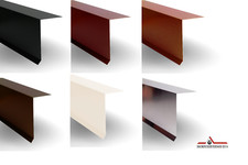 Ortgangblech Ortblech Dachrandblech Flachdach Dach Material auswählbar 1m o. 2m