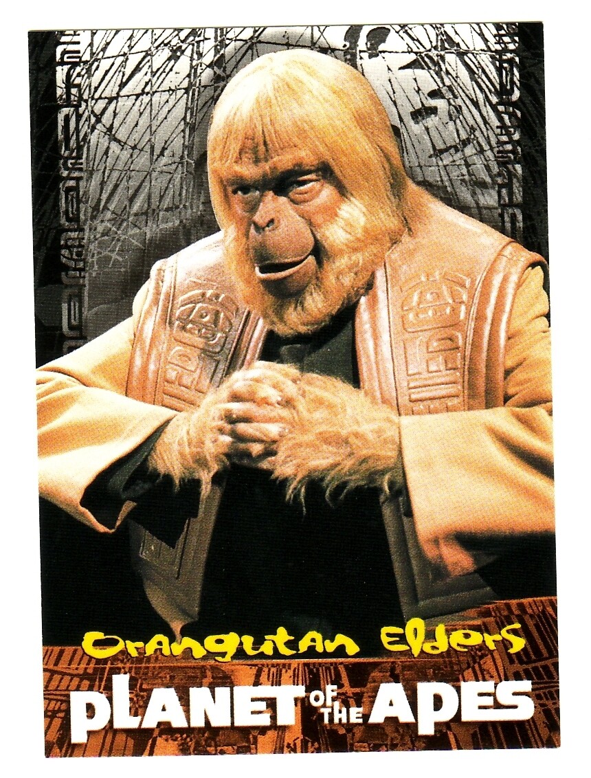 PLANET OF THE APES ARCHIVES BASE CARD 67 ORANGUTAN ELDERS | eBay