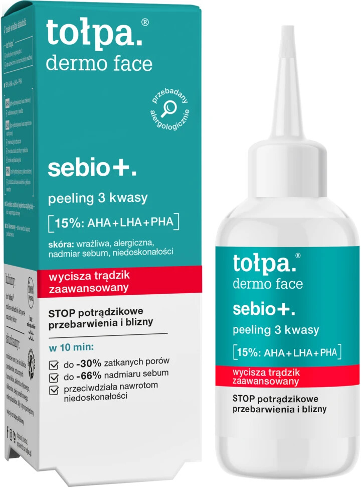 Tołpa Dermo Face Sebio Peeling 15% AHA + LHA + PHA 50ml