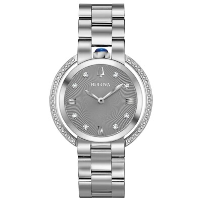 Bulova Rubaiyat Women’s Silver Watch Bulova Rubaiyat Womens Watch with Pink Mother of Pearl Dial  main image 4