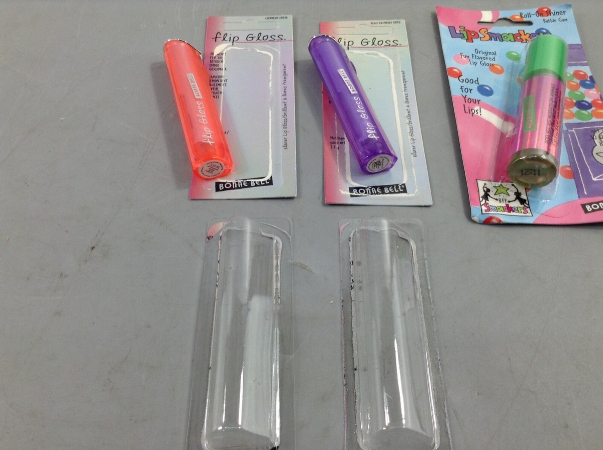 3 Bonne Bell Lip Smackers. Flip Gloss. Carribean Cooler/Black