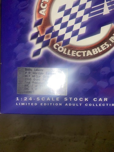 NASCAR-Bobby Labonte #18 2000 Grad Prix. MLB All-Star Game, Action Collectables - Picture 2 of 6