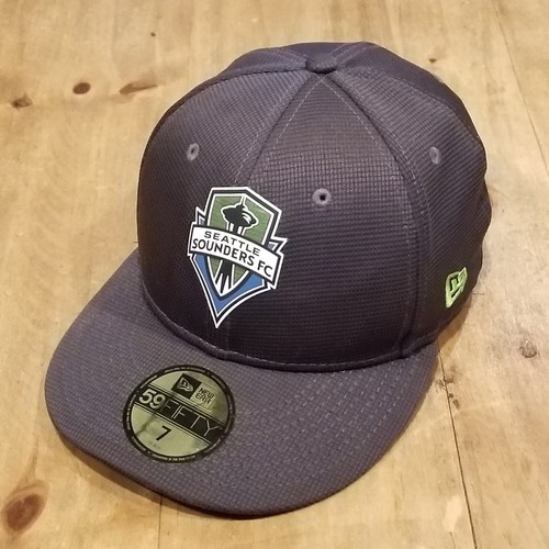 Seattle Sounders Hat Cap New Era Size 7 Fitted Gray 59Fifty Soccer MLS - Picture 5 of 10