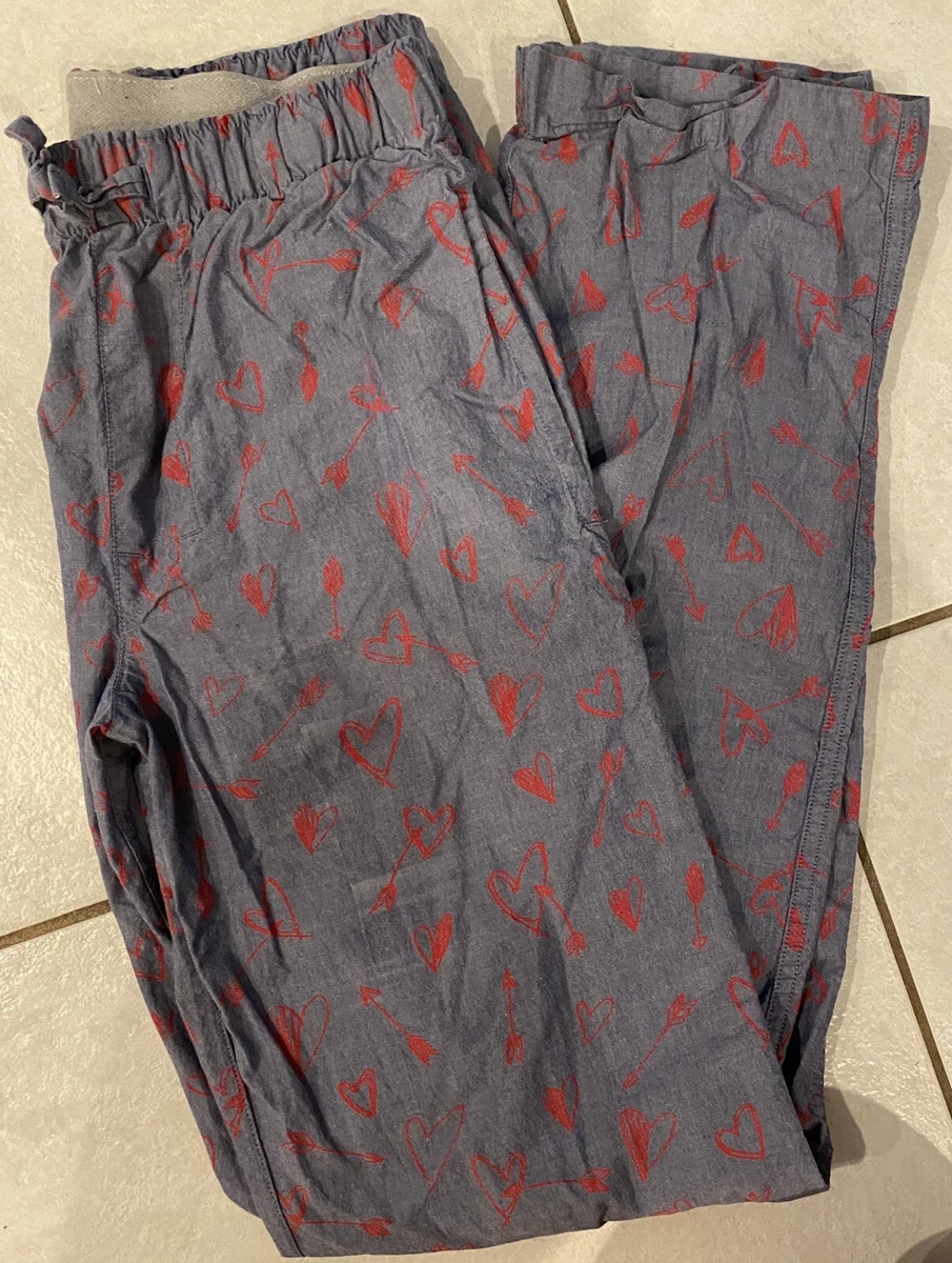 Pyjama salon homme Gap Chambray Red Hearts Rows taille XS