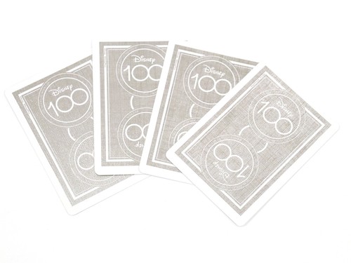 Confezione 6 Carte Da Gioco Bicycle Disney 100 Anniversario Olografiche - Sigillate - Foto 6 di 6