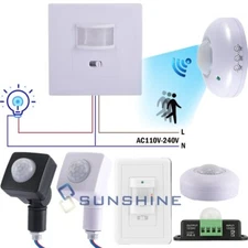 Upgrade Security PIR Infrared Motion Sensor Detector Switch Outdoor Wall Light