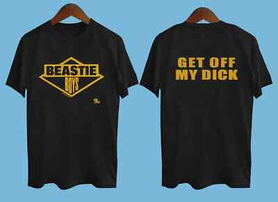 1986 Beastie Boys Get Off My Dick 2 side Shirt Black All Size