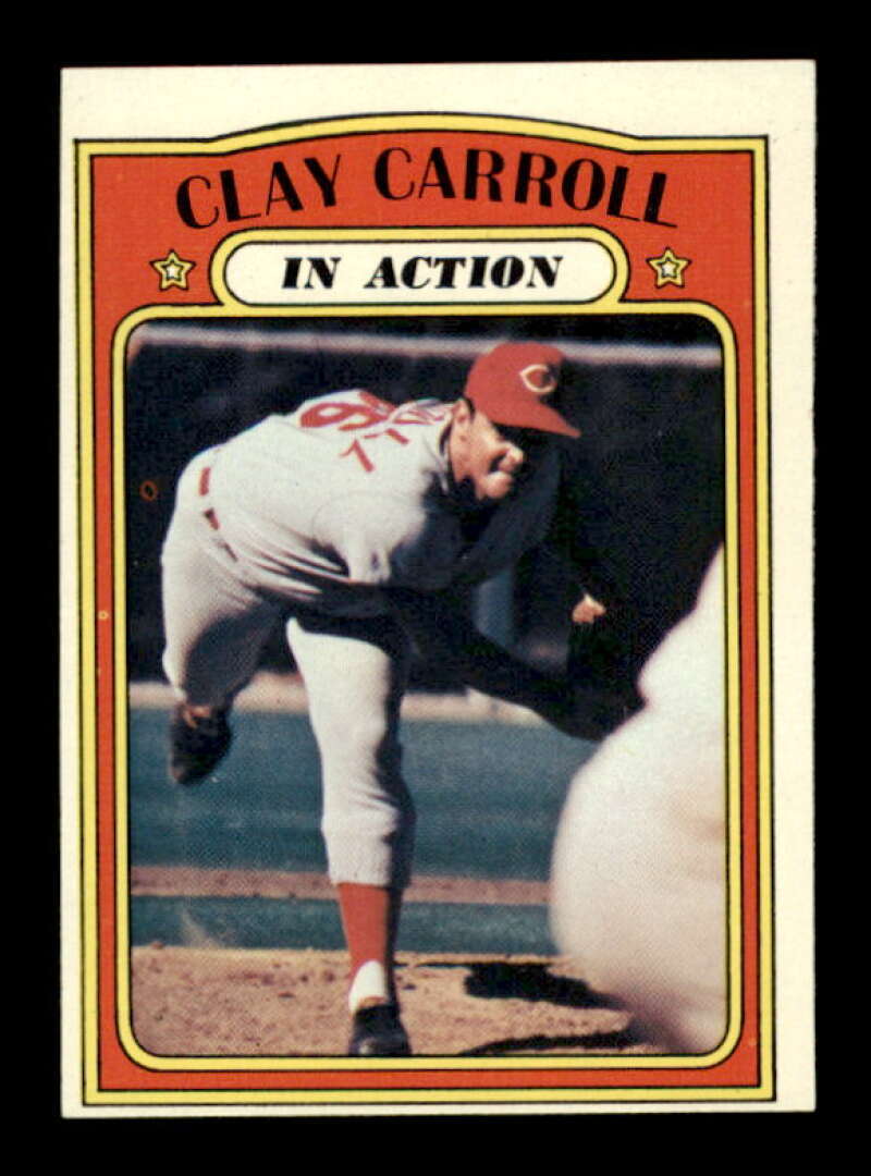山カード 1972 Topps #312 Clay Carroll VGEX Reds IA 560745 | eBay