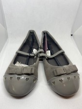 Chatties Ballet Flat - Youth Size 9/10, Grey