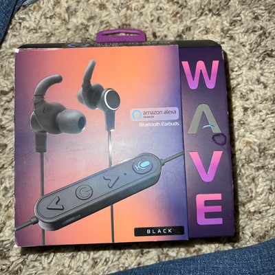 Tzumi Bluetooth Earbuds with Amazon Alexa, Black