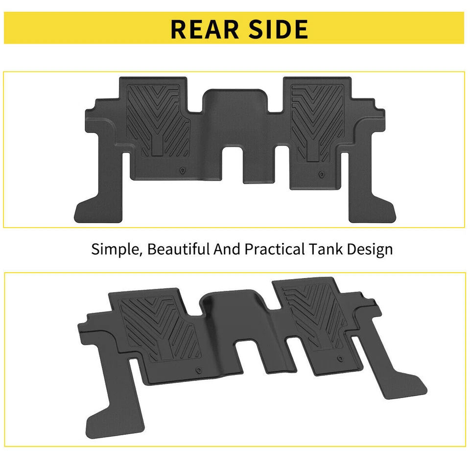 3D TPE Floor Mats Liners Set for 2013-2020 Nissan Pathfinder 14-20 Infiniti QX60 Foto 4 de 4