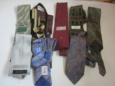 high quality lot  Men's TIES  MSRP 150 lot OF 8  4silk   T26