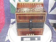 Hohner factory, stenciled accordion in C circa 1920 restored  tuned German Made