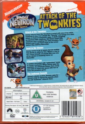 Jimmy Neutron - Attack Of The Twonkies DVD - Region 2 - New