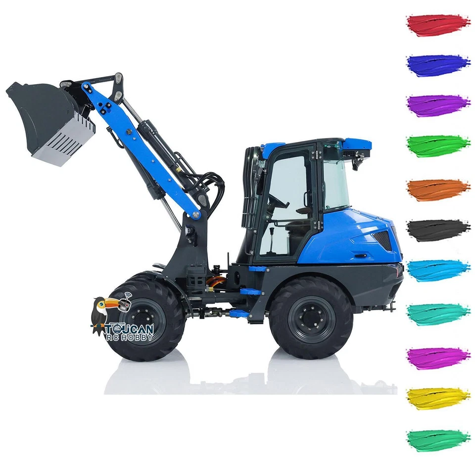 LESU RC Hydraulic Loader 1:14 Metal AOUE MCL8 Remote Control Engineer Vehicles - Image 2 of 4