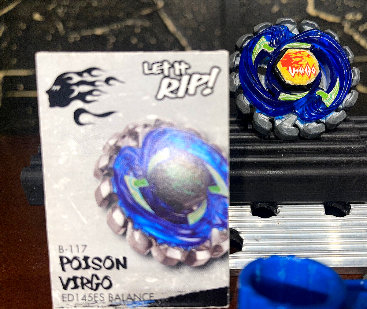 Original HASBRO TOMY Beyblades MIDNIGHT BULL & POISON VIRGO - 2