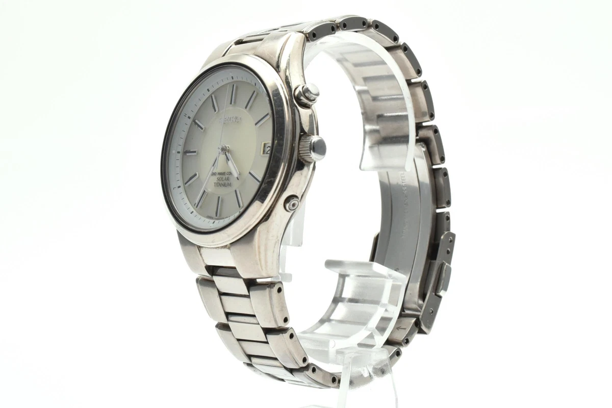 Seiko Solar Titanium Band Wristwatches for sale - eBay