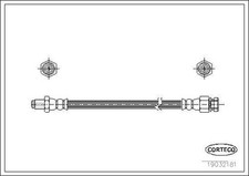 Flexible de frein Skoda FAVORIT