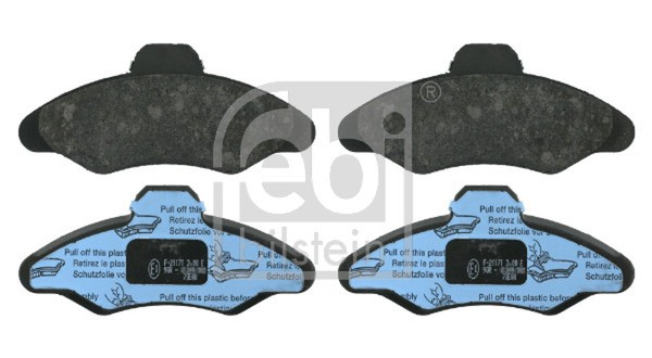 Bremsbelagsatz Scheibenbremse Febi Bilstein 16038 FüR Aal Escort Ford Orion Gal-image
