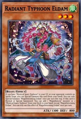 Yugioh Radiant Typhoon Eldam DOOD-EN013 1st Edition Super Rare NM Presale 