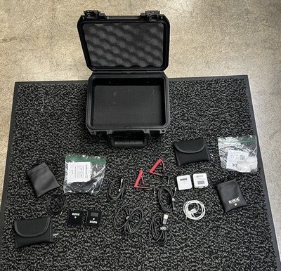 2 RODE MICROPHONES WIRELESS GO SYSTEMS WITH SKB CARRY CASE (P09019831)