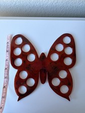 Butterfly Organizer Tortoiseshell Yarn Needlepoint Crewel Embroidery or Floss