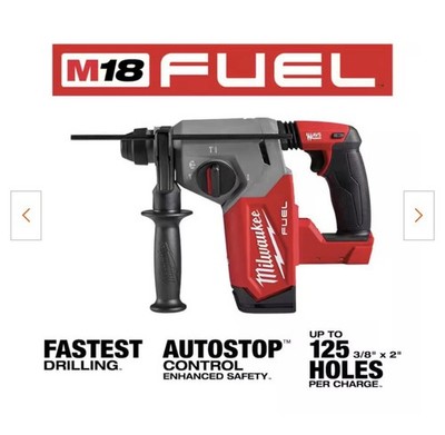 Milwaukee M18 FUEL 2912-20 Brushless Rotary Hammer - Red