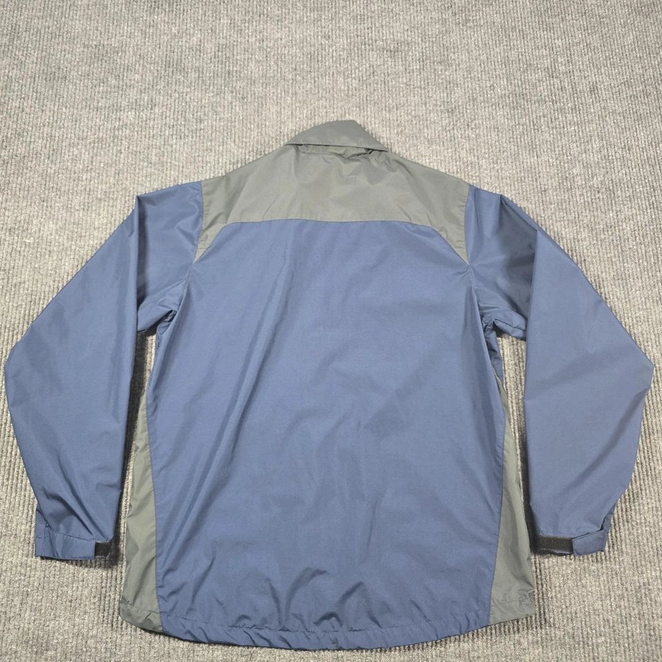 Frogg Toggs Jacket Mens Small Medium Blue Gray Full Zip Hooded River Toadz Pack - Image 2 of 4