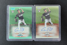 2025 Topps Stadium Club Cade Povich On Card Rookie RC Auto Green /99 LOT2