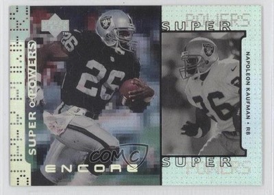 1998 Upper Deck Encore Super Powers Napoleon Kaufman #S2 0c2