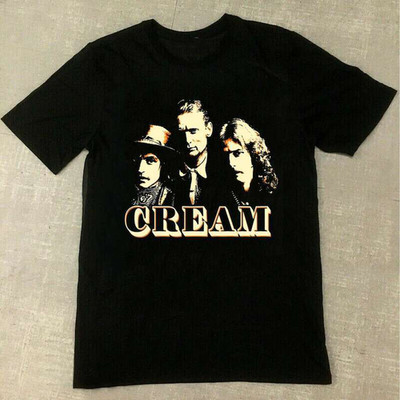 Cream Band Jack Bruce Eric Clapton Unisex T Shirt Black Short Sleeve Shirt