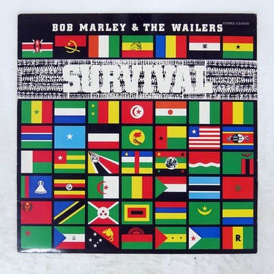 LP 帯付き　BOB MARLEY SURVIVAL ILS81231 　L BOB MARLEY & THE WAILERS SURVIVAL ISLAND ILS81231 Japan VINYL LP