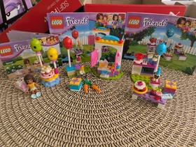Lego Friends Bundle 3 Sets Building Instructions 41112 41113 and 30107 Party Sets