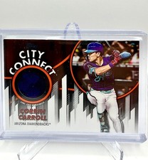 2026 Topps Series 1 - Corbin Carroll CC-CC, City Connect Orange Relic #6 /25