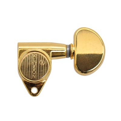 Kluson MG33G Round Backs Grover-Style 3+3 Gold - Gitarren Mechanik