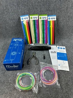 3Doodler 3D Printing Pen w/ Box, Power Adapter, Tools and Plastic Filament