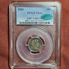 1903 Barber Dime Proof Silver 10C Coin PCGS PR66 CAC AMG Collection
