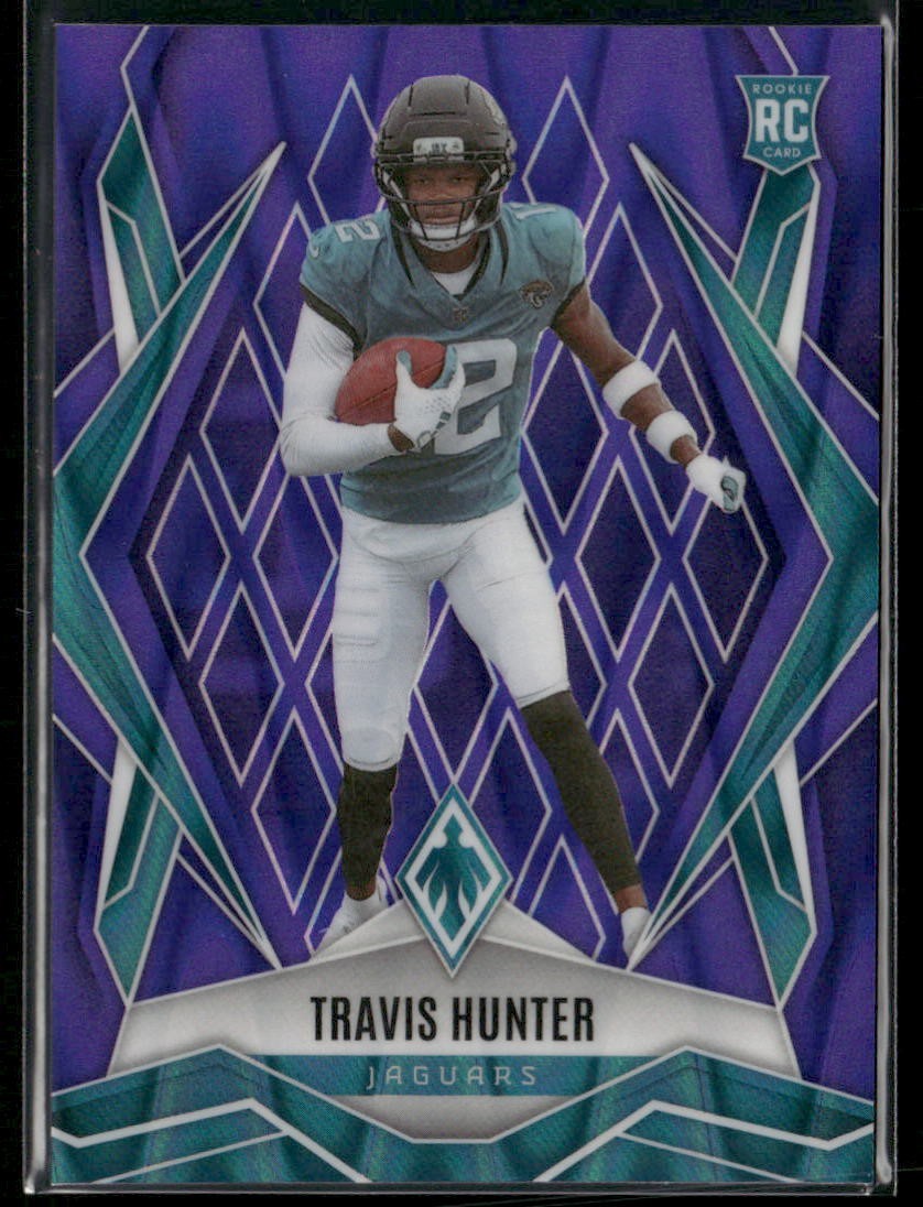 2025 Panini Phoenix - Travis Hunter #157 Purple Seismic /49 RC