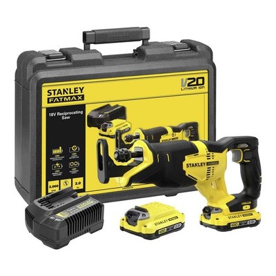 STANLEY V 20 Akku-Säbelsäge SFMCS300D2K-QW inkl. 2. Akku, inkl. Ladegerät 18 V 2