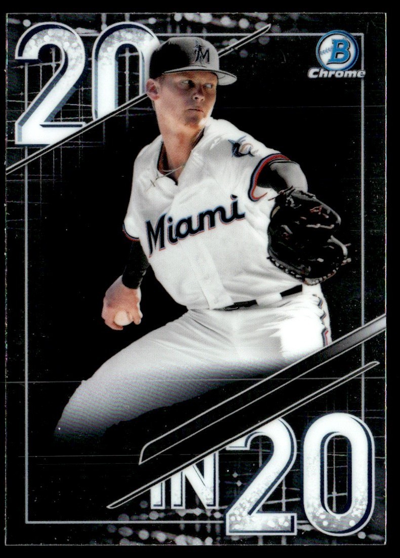 2020 Bowman Chrome 20 In 20 Max Meyer Auto Miami Marlins #20IN20-MM