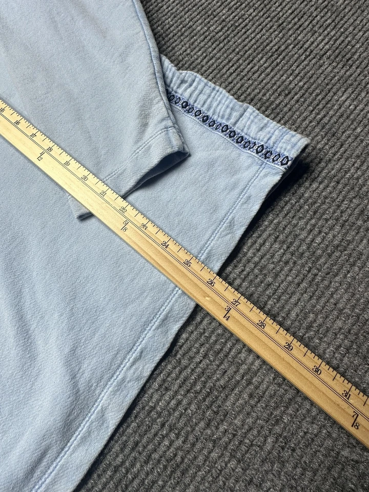 Suéter Pullover Jill Fit Para Mujer 2XL Azul Claro Bordado Manga Larga Algodón Foto 2 de 4