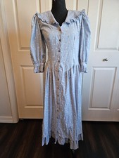 Vintage 80's, You Babes II, Prairie, Pioneer, Women dress sz 9, Frontier, calico