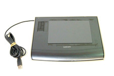 Wacom Intuos 3 Graphics Tablet 4x6" Wide Format - PTZ431W - No Pen - Tested