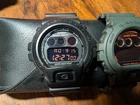 2 Vintage Casio G-Shock Watch s DW-6900MS Red Eye Blackout  G-6900kg Nice