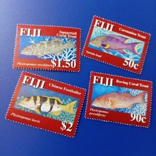 9017 Foreign Stamps Fiji 2007 Marine Fish 4V