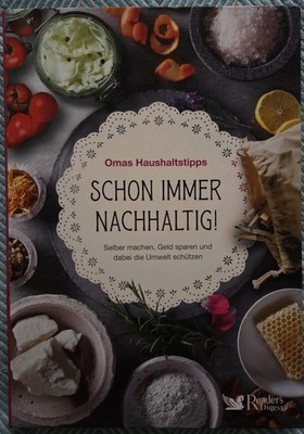 Omas Haushaltstipps ''Schon Immer Nachhaltig'' Buch rund ums selber machen