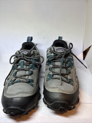 Patagonia Hiking Shoes Size 6.5 Euc Grey & Black WOMENS