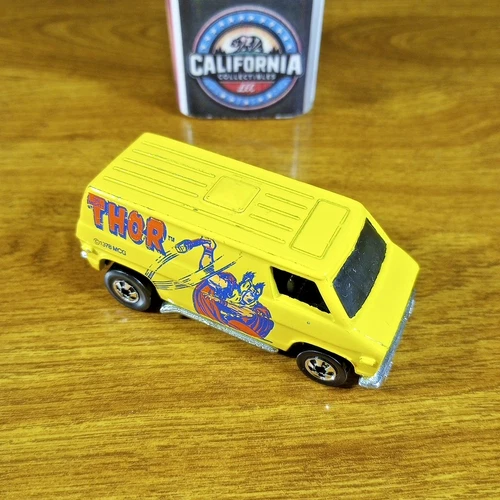 Vintage Hot Wheels The Heroes Thor Super Van Yellow BW Blackwall Hong Kong 1979